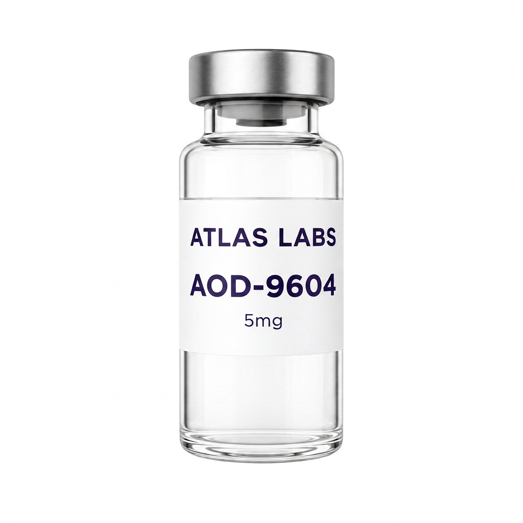 Atlas AOD-9604 peptide vial