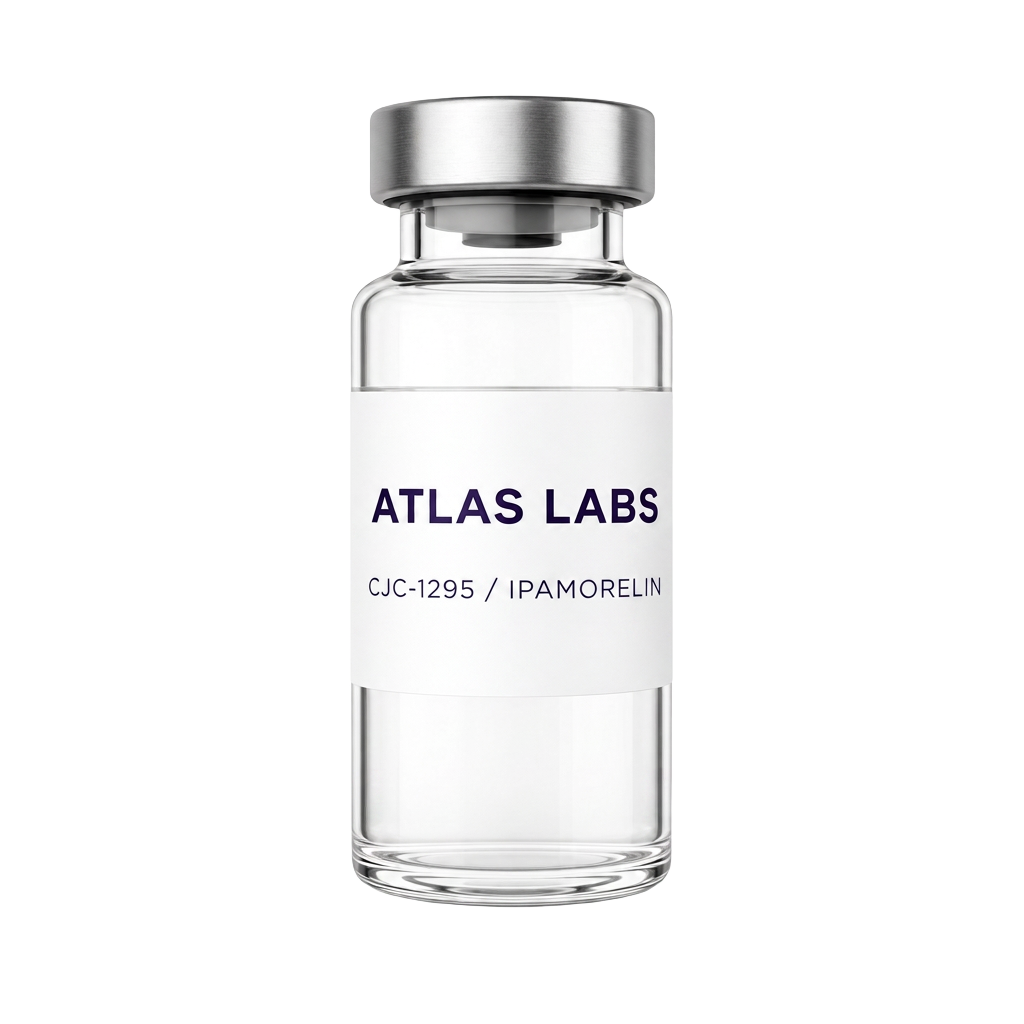 Atlas CJC-1295 / Ipamorelin (no DAC) peptide vial