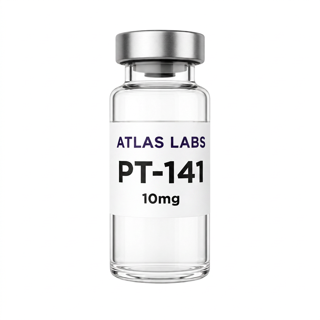 Atlas PT-141 peptide vial