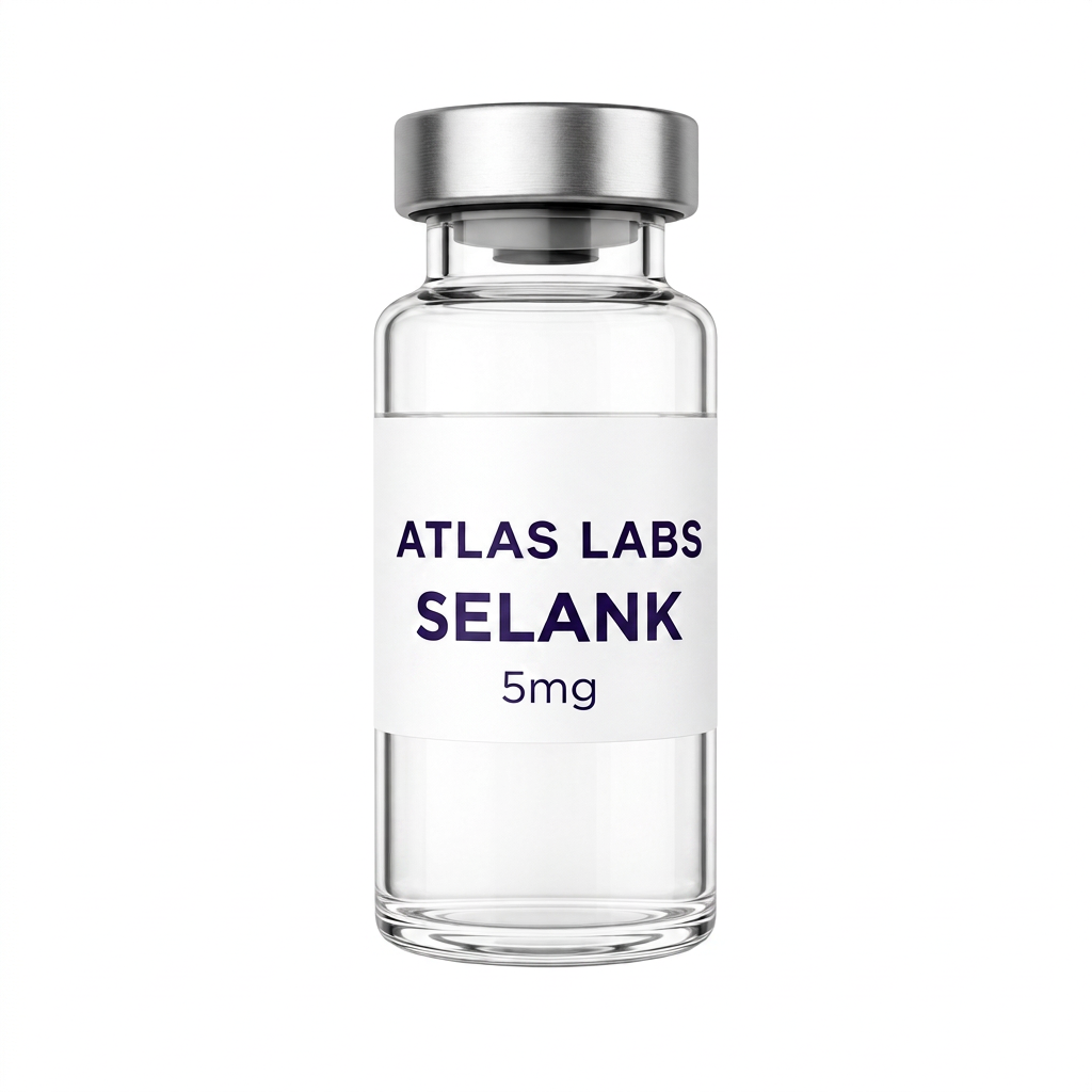 Atlas Selank peptide vial