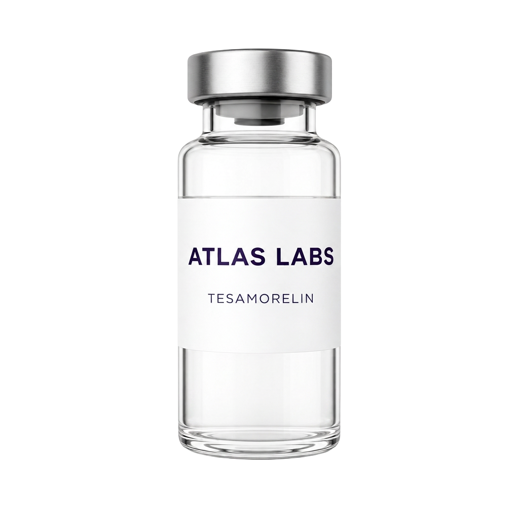 Atlas Tesamorelin peptide vial